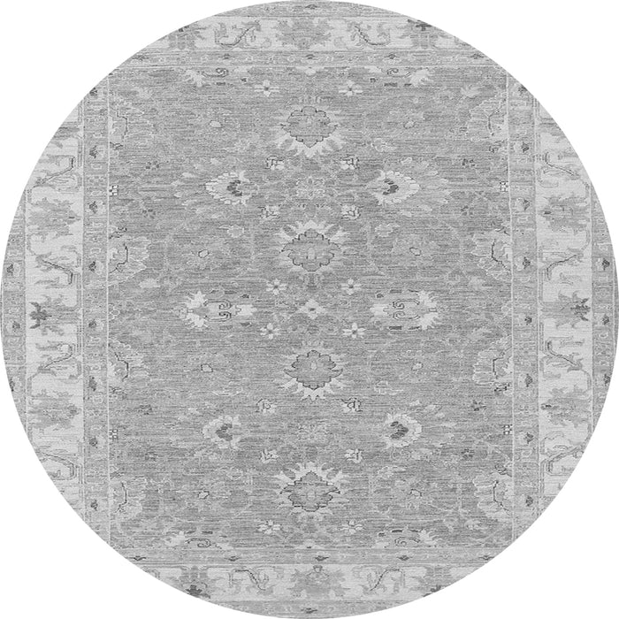 Square Persian Gray Traditional Rug, tr1315gry
