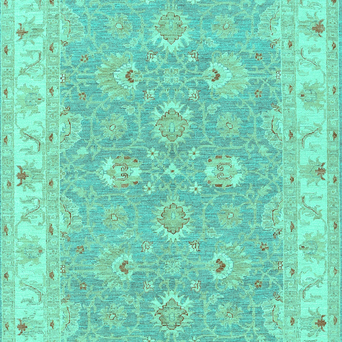 Machine Washable Persian Turquoise Traditional Area Rugs, wshtr1315turq
