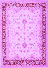 Oriental Purple Traditional Rug, tr1316pur