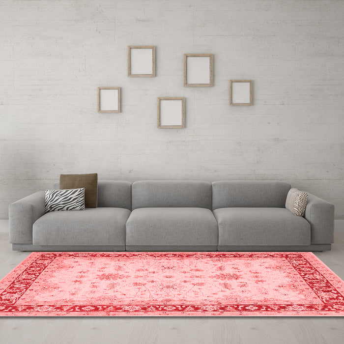 Traditional Red Washable Rugs