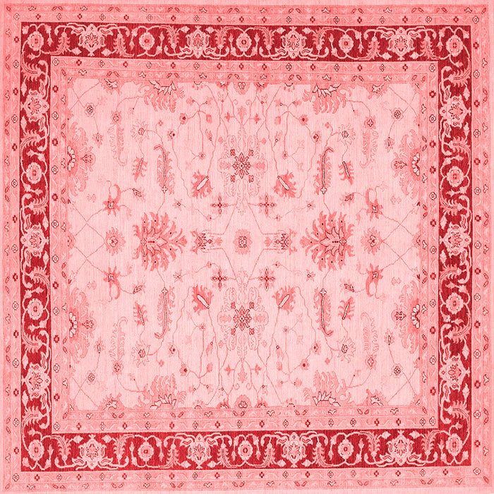 Machine Washable Oriental Red Traditional Rug, wshtr1316red