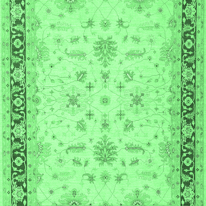 Oriental Emerald Green Traditional Rug, tr1316emgrn