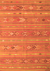 Southwestern Orange Country Rug, tr1317org