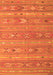 Southwestern Orange Country Rug, tr1317org