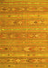 Southwestern Yellow Country Rug, tr1317yw