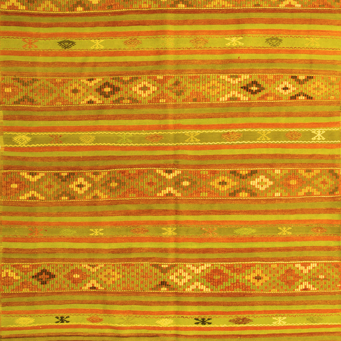 Southwestern Yellow Country Rug, tr1317yw
