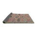 Sideview of Traditional Rust Pink Persian Rug, tr1318