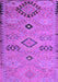 Machine Washable Persian Purple Traditional Area Rugs, wshtr1318pur