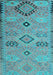 Machine Washable Persian Light Blue Traditional Rug, wshtr1318lblu