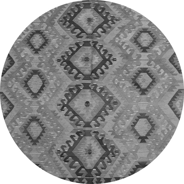 Square Southwestern Gray Country Rug, tr1319gry