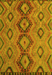 Southwestern Yellow Country Rug, tr1319yw