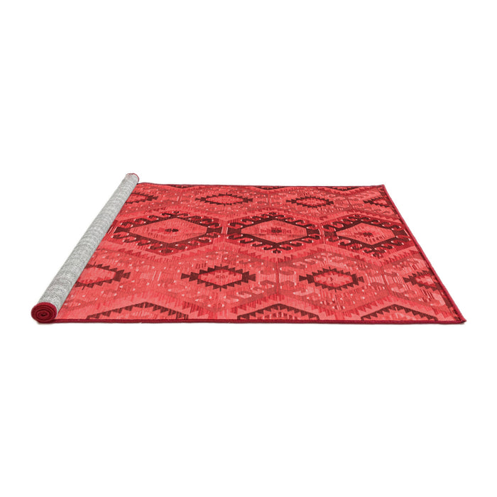 Country Red Washable Rugs