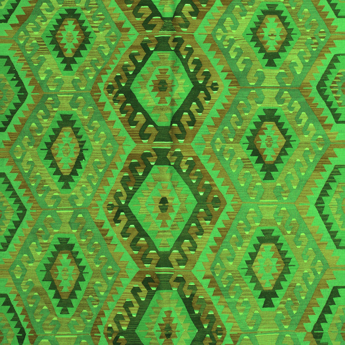 Southwestern Green Country Rug, tr1319grn