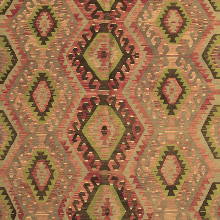 Machine Washable Southwestern Brown Country Rug, wshtr1319brn