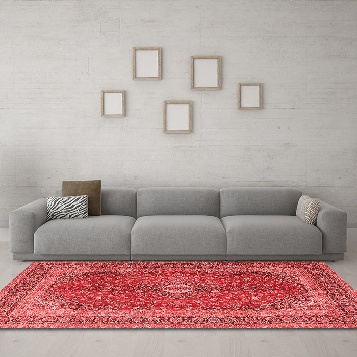 Traditional Red Washable Rugs