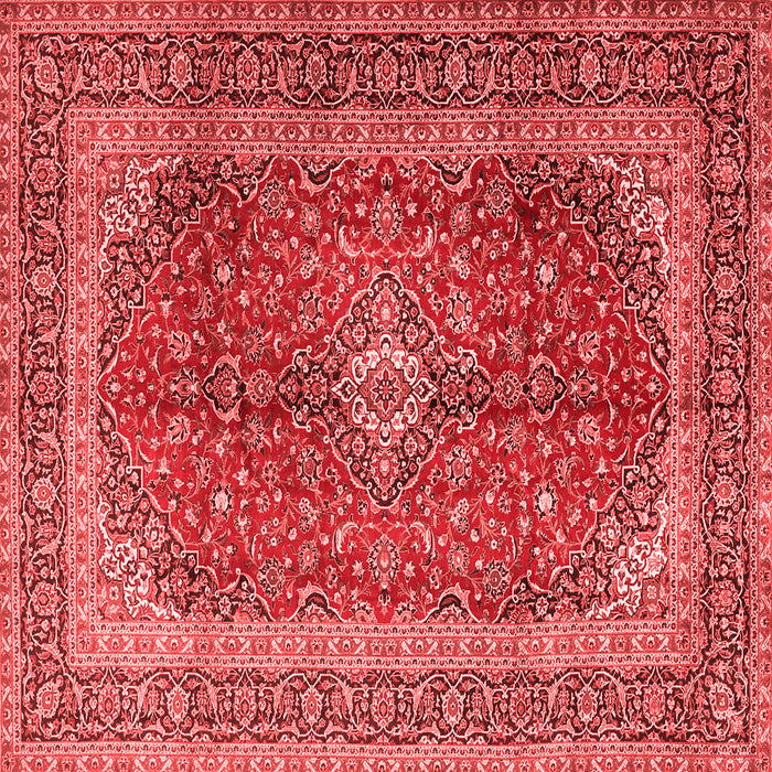 Medallion Red Traditional Rug, tr1320red