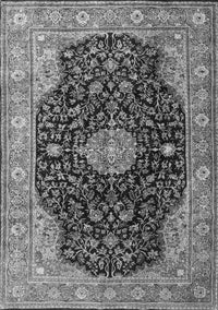 Medallion Gray Traditional Rug, tr1321gry