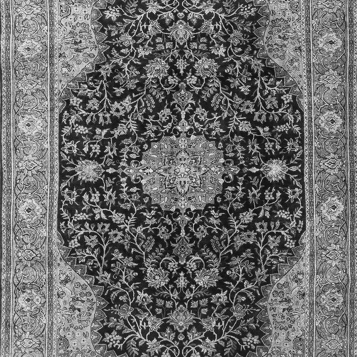 Medallion Gray Traditional Rug, tr1321gry