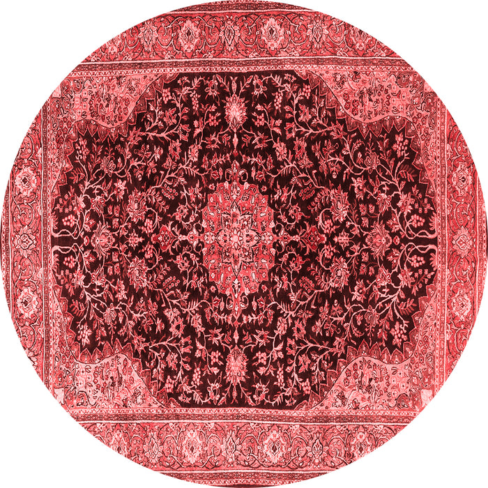 Medallion Red Traditional Rug, tr1321red