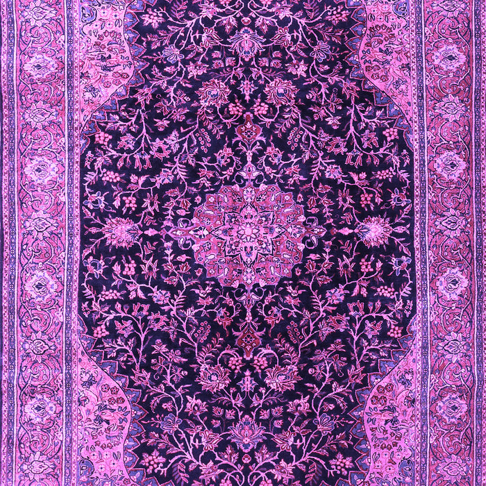 Medallion Purple Traditional Rug, tr1321pur