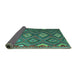 Sideview of Southwestern Turquoise Country Rug, tr1322turq