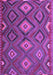 Machine Washable Southwestern Purple Country Area Rugs, wshtr1322pur