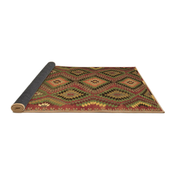 Sideview of Southwestern Brown Country Rug, tr1322brn
