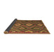 Sideview of Southwestern Brown Country Rug, tr1322brn