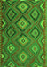 Southwestern Green Country Rug, tr1322grn