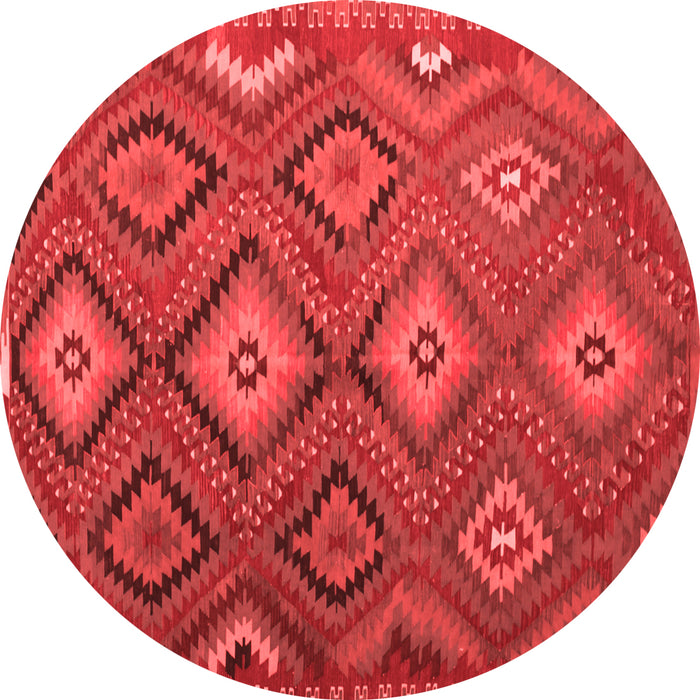 Machine Washable Southwestern Red Country Rug, wshtr1322red