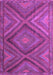 Southwestern Purple Country Rug, tr1323pur