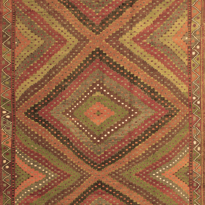Southwestern Brown Country Rug, tr1323brn