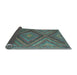 Sideview of Southwestern Light Blue Country Rug, tr1323lblu