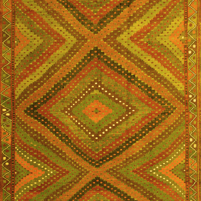 Southwestern Yellow Country Rug, tr1323yw