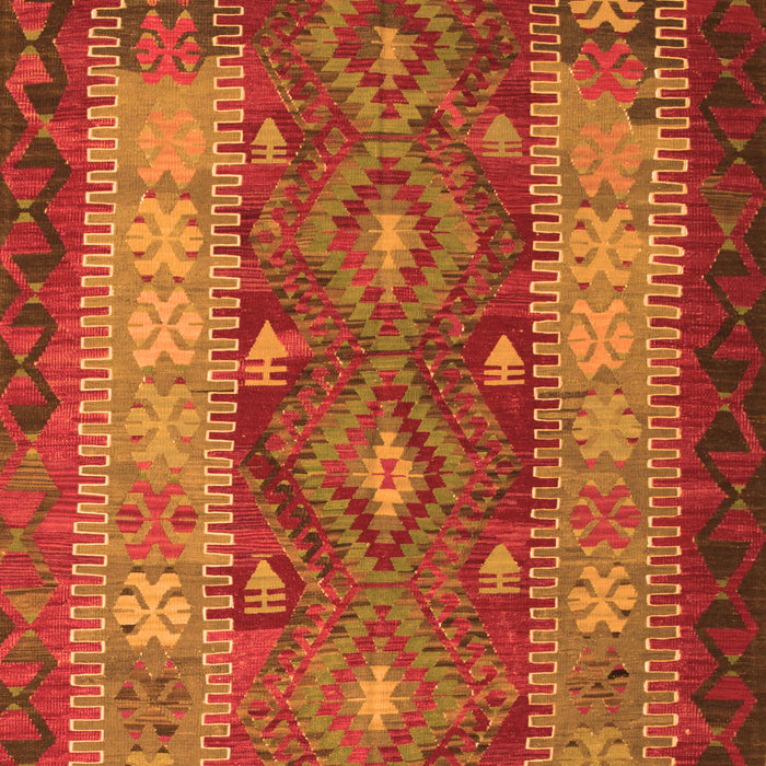 Southwestern Orange Country Rug, tr1324org