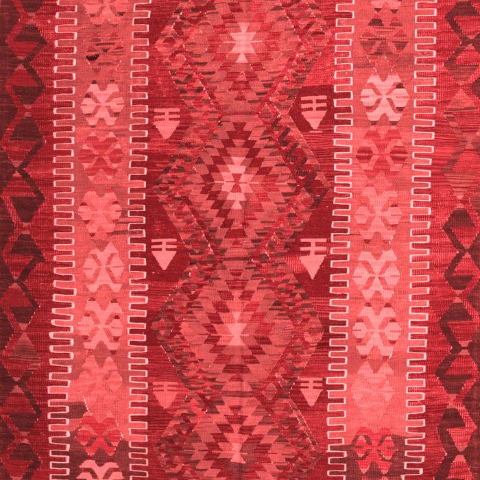 Machine Washable Southwestern Red Country Rug, wshtr1324red