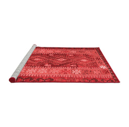 Country Red Washable Rugs