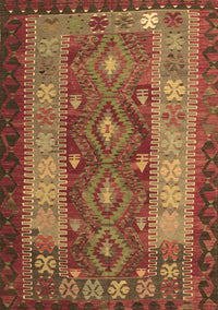 Southwestern Brown Country Rug, tr1324brn