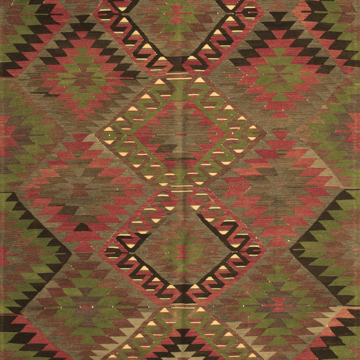 Southwestern Brown Country Rug, tr1325brn