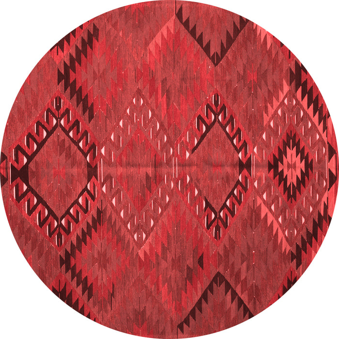Machine Washable Southwestern Red Country Rug, wshtr1325red
