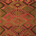 Serging Thickness of Southwestern Orange Country Rug, tr1325org