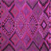 Square Southwestern Pink Country Rug, tr1325pnk