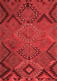 Southwestern Red Country Rug, tr1325red