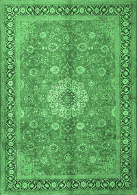 Persian Emerald Green Traditional Rug, tr1326emgrn