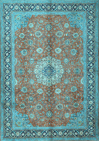 Persian Light Blue Traditional Rug, tr1326lblu