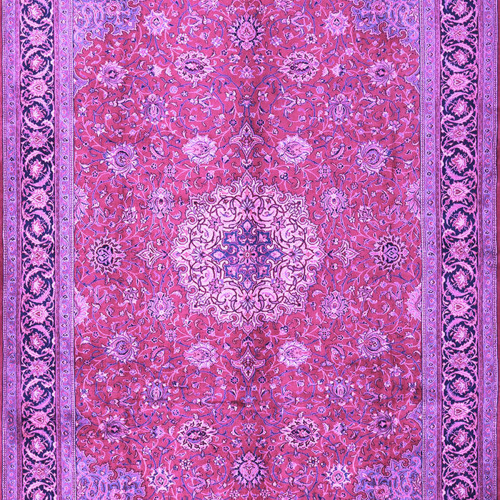 Machine Washable Persian Purple Traditional Area Rugs, wshtr1326pur