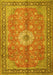 Machine Washable Persian Yellow Traditional Rug, wshtr1326yw