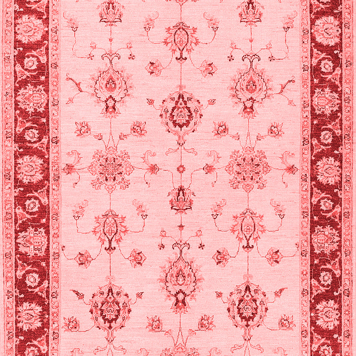 Machine Washable Persian Red Traditional Rug, wshtr1327red