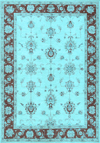 Persian Light Blue Traditional Rug, tr1327lblu