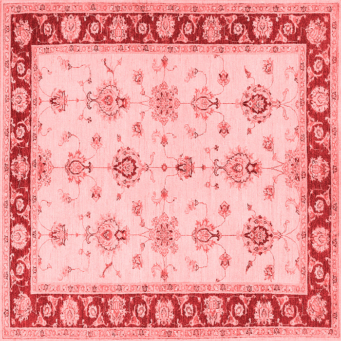 Machine Washable Persian Red Traditional Rug, wshtr1327red